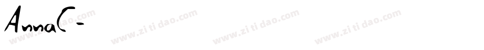AnnaC字体转换