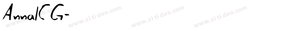 AnnaICG字体转换