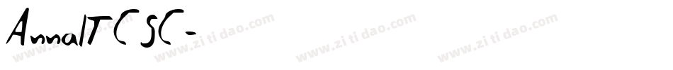 AnnaITCSC字体转换