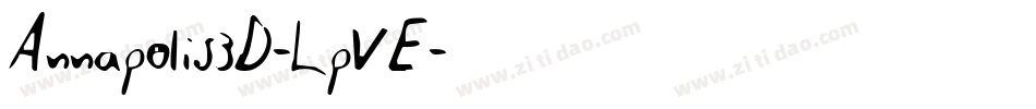 Annapolis3D-LpVE字体转换