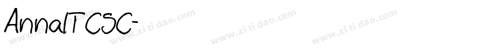 AnnaITCSC字体转换