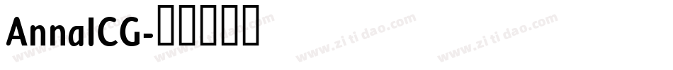 AnnaICG字体转换