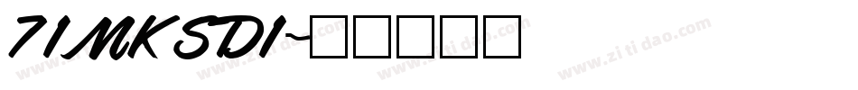 71MKSD1字体转换