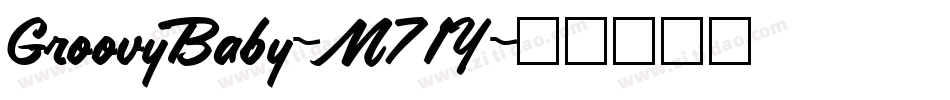 GroovyBaby-M71Y字体转换
