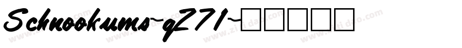 Schnookums-qZ71字体转换