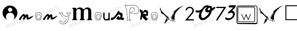 AnonymousPro-2O73w字体转换