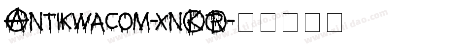 Antikwacom-xnKR字体转换