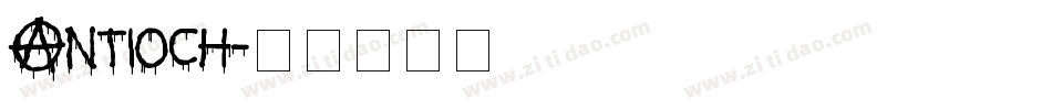 Antioch字体转换