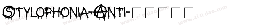 Stylophonia-Anti字体转换