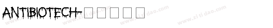 antibiotech字体转换