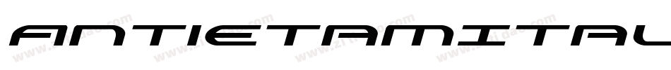 AntietamItalic-JP2B字体转换