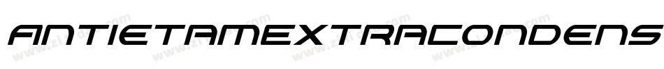 AntietamExtraCondensedItal-RWBM字体转换