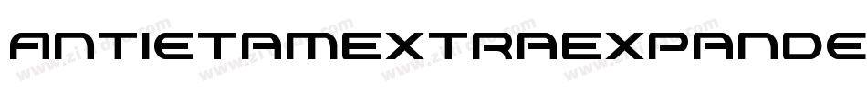 AntietamExtraExpanded-BM1V字体转换