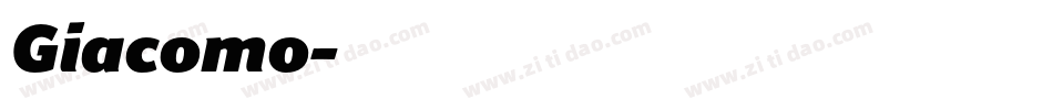 Giacomo字体转换