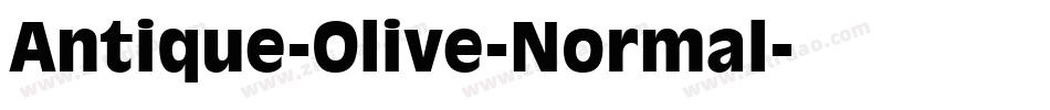 Antique-Olive-Normal字体转换