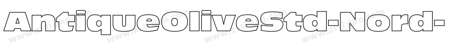 AntiqueOliveStd-Nord字体转换