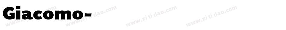 Giacomo字体转换
