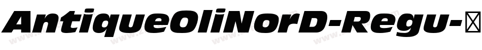 AntiqueOliNorD-Regu字体转换