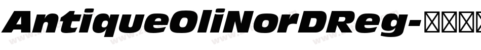 AntiqueOliNorDReg字体转换