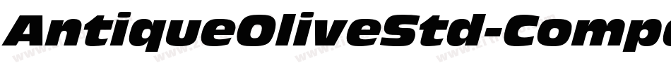 AntiqueOliveStd-Compact字体转换