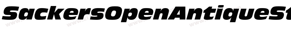 SackersOpenAntiqueStd字体转换