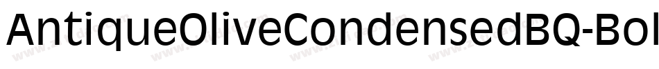AntiqueOliveCondensedBQ-Bold字体转换