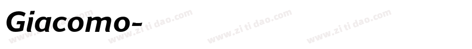 Giacomo字体转换