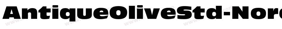 AntiqueOliveStd-Nord字体转换