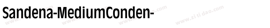 Sandena-MediumConden字体转换
