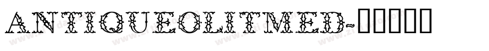 AntiqueOliTMed字体转换