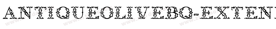 AntiqueOliveBQ-Extended字体转换