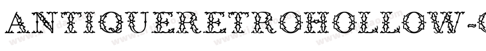 AntiqueRetroHollow-0PrX字体转换