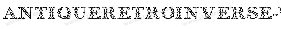 AntiqueRetroInverse-WRav字体转换