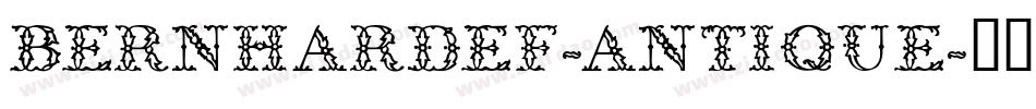 BernhardEF-Antique字体转换