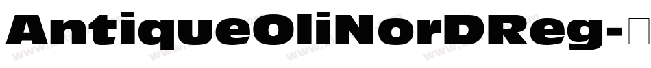 AntiqueOliNorDReg字体转换