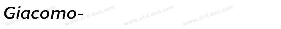 Giacomo字体转换