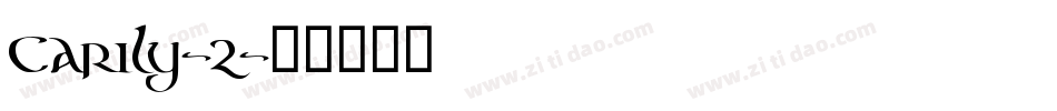 Carily-2字体转换