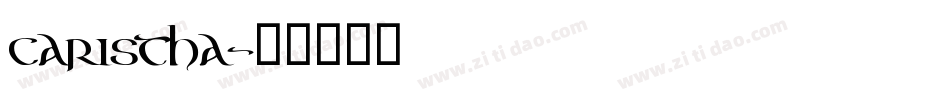 caristha字体转换