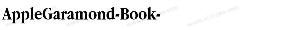 AppleGaramond-Book字体转换
