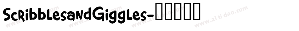 ScribblesandGiggles字体转换