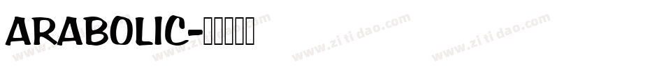 ARABOLIC字体转换