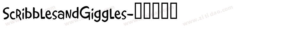 ScribblesandGiggles字体转换