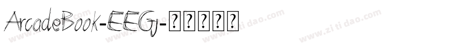 ArcadeBook-EEGj字体转换