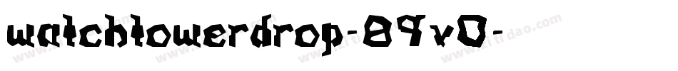 WatchtowerDrop-89v0字体转换