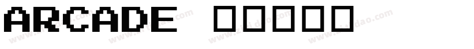 ARCADE字体转换