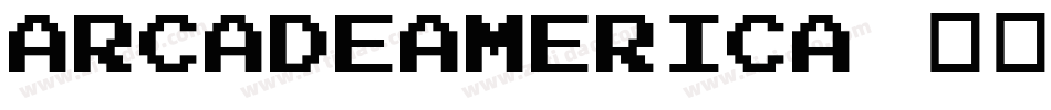 ArcadeAmerica字体转换