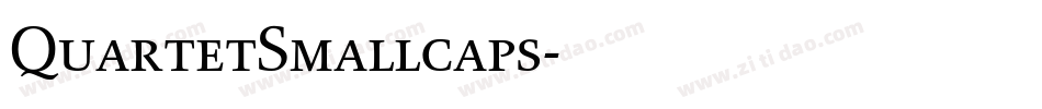 QuartetSmallcaps字体转换