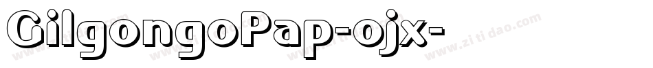 GilgongoPap-ojx字体转换