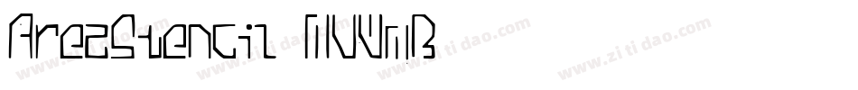 AreaStencil-MVWmB字体转换