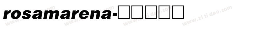 rosamarena字体转换